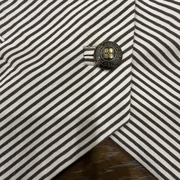 BCBGMaxAzria brown Striped Vest small - Picture 2 of 14